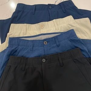 Four pairs! Men’s size 30 Under Armour golf shorts.